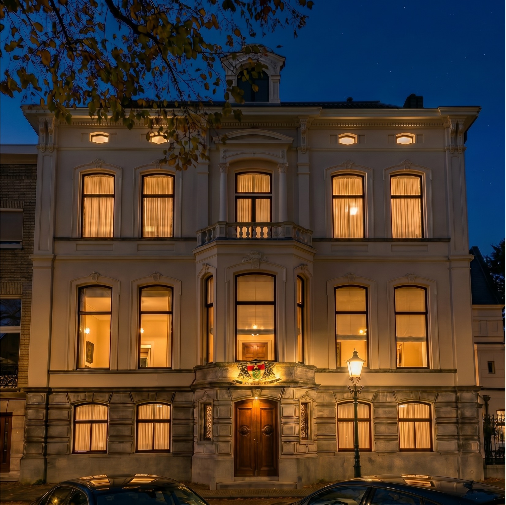 Maliebaan met gevelverlichting — impressie 1