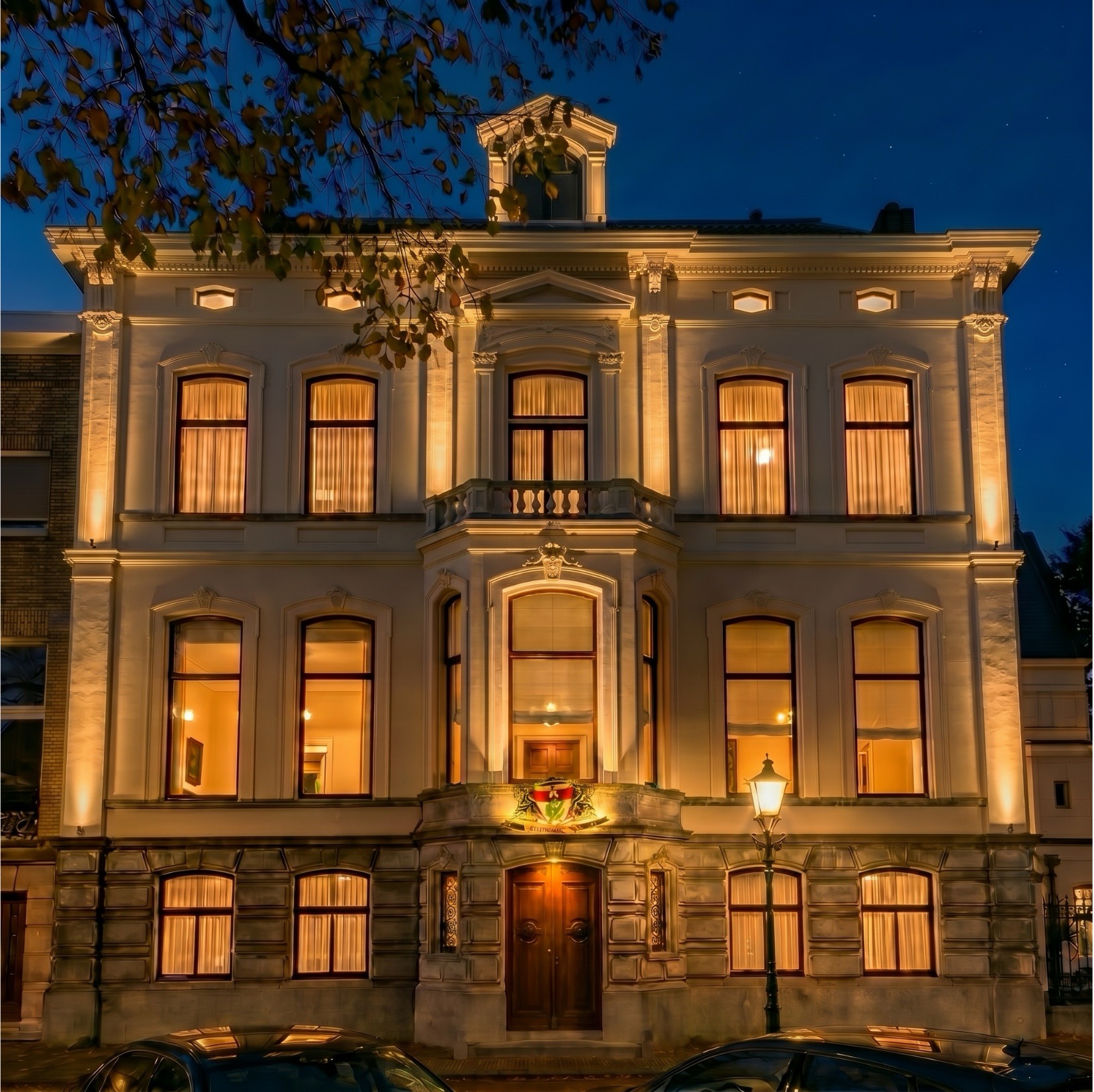 Maliebaan met gevelverlichting — impressie 2
